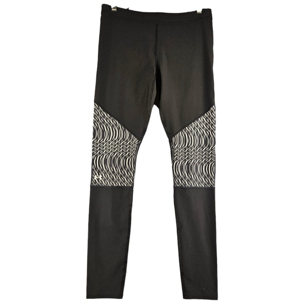 Under Armour Women’s Black Printed Leggings Size Medium Performance Activewear